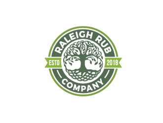 Raleigh Rub Company logo design by Jelena