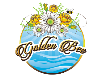Golden Bee logo design by coco