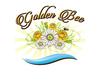 Golden Bee logo design by coco