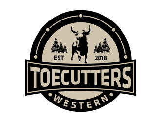 ToeCutters Western logo design by done