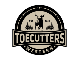 ToeCutters Western logo design by done