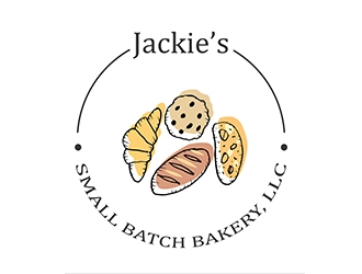 Jackies Small Batch Bakery, LLC logo design by FIAFAI