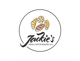Jackies Small Batch Bakery, LLC logo design by FIAFAI