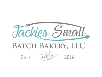 Jackies Small Batch Bakery, LLC logo design by ROSHTEIN