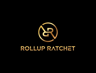 Rollup Ratchet logo design by fillintheblack