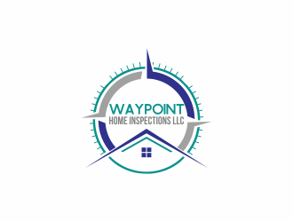 Waypoint Home Inspections LLC logo design by bosbejo