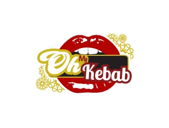 Oh My Kebab logo design by onep