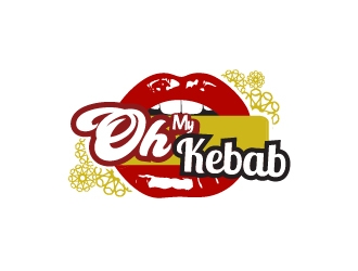 Oh My Kebab logo design by onep