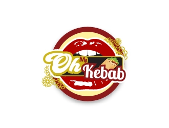 Oh My Kebab logo design by onep