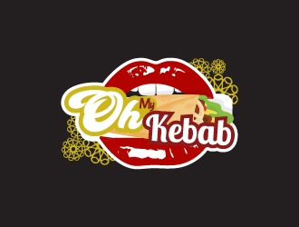 Oh My Kebab logo design by onep