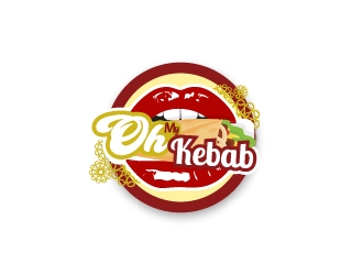 Oh My Kebab logo design by onep