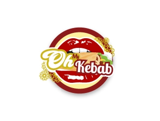 Oh My Kebab logo design by onep