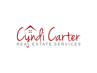 Cyndi Carter Real Estate Services logo design by dewipadi