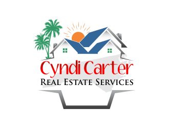 Cyndi Carter Real Estate Services logo design by ROSHTEIN
