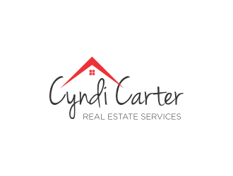 Cyndi Carter Real Estate Services logo design by haidar
