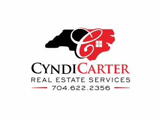 Cyndi Carter Real Estate Services logo design by kimora