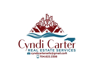 Cyndi Carter Real Estate Services logo design by dhika