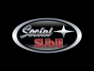 SocialSubie logo design by Kruger