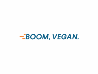 Boom, Vegan. logo design by hopee