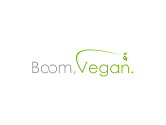 Boom, Vegan. logo design by checx