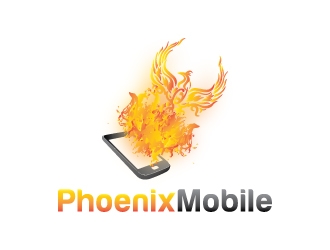 Phoenix Mobile logo design by dhika
