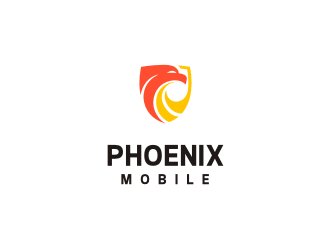 Phoenix Mobile logo design by Asani Chie