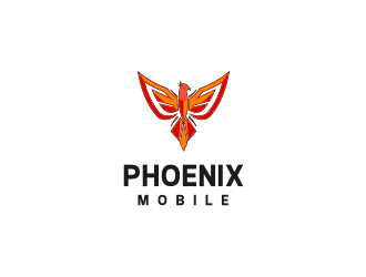 Phoenix Mobile logo design by Asani Chie