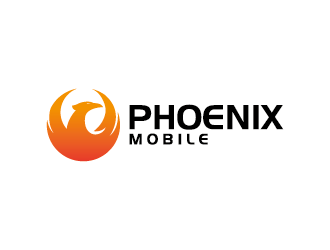 Phoenix Mobile logo design by aim_designer