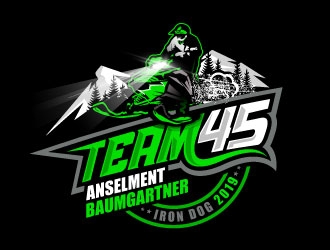Team 45 logo design by sanworks