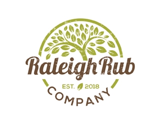 Raleigh Rub Company logo design by MAXR