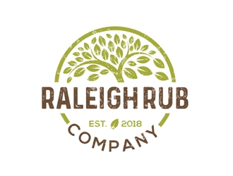 Raleigh Rub Company logo design by MAXR