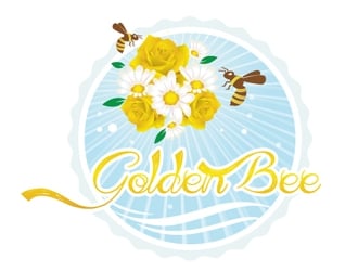 Golden Bee logo design by logoguy