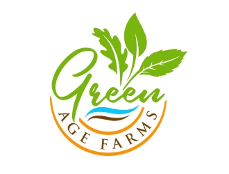Green Age Farms  logo design by fawadyk