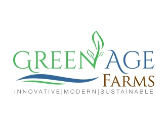 Green Age Farms  logo design by fawadyk