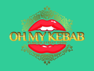 Oh My Kebab logo design by ryanhead