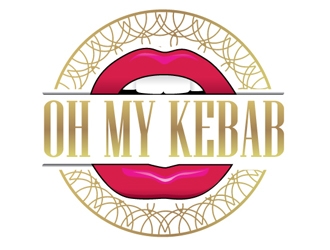 Oh My Kebab logo design by logoguy