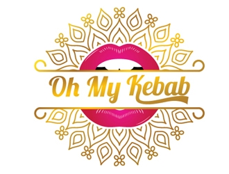Oh My Kebab logo design by logoguy
