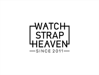 WatchStrapHeaven logo design by hole