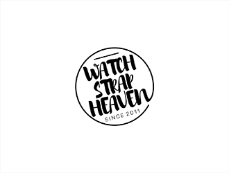 WatchStrapHeaven logo design by hole