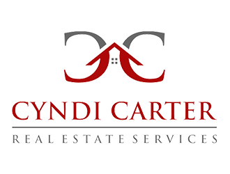 Cyndi Carter Real Estate Services logo design by blackcane