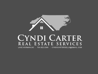 Cyndi Carter Real Estate Services logo design by BeDesign