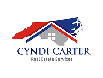 Cyndi Carter Real Estate Services logo design by gitzart