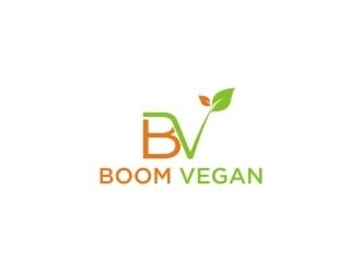 Boom, Vegan. logo design by bricton