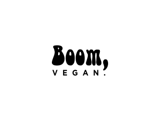 Boom, Vegan. logo design by oke2angconcept