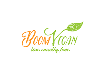 Boom, Vegan. logo design by wonderland