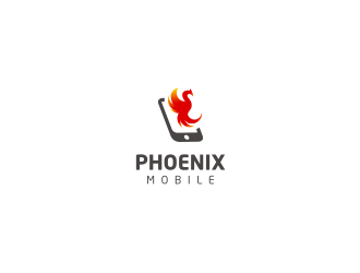 Phoenix Mobile logo design by Asani Chie
