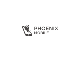 Phoenix Mobile logo design by Asani Chie