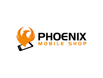Phoenix Mobile logo design by aim_designer