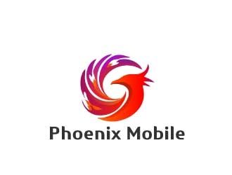 Phoenix Mobile logo design by nehel