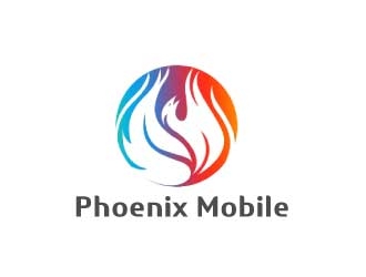 Phoenix Mobile logo design by nehel
